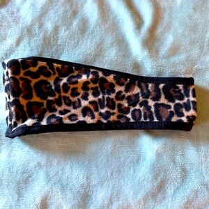 Cheetah headband winter weight